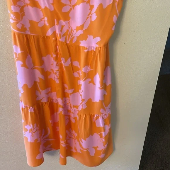 Beachside dress XL orange and pink dress NEW with tags - Picture 5 of 9